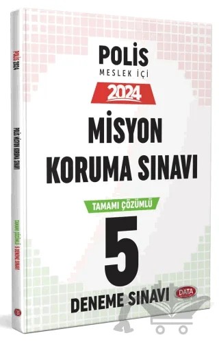 Emniyet Genel Müdürlüğü Polis Misyon Koruma Sınavı Tamamı Çözümlü 5 Deneme Sınavı – Kolektif – Data Yayınları kitap kapağı