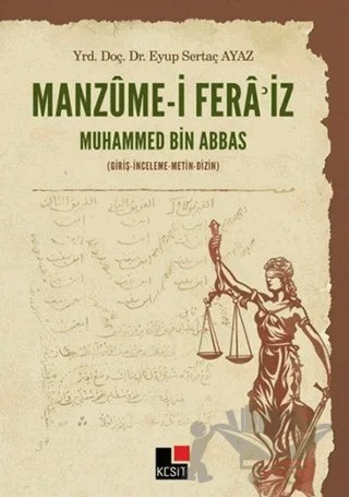 Manzume-i Fera'iz - Muhammed Bin Abbas – Eyüp Sertaç Ayaz – Kesit Yayınları kitap kapağı