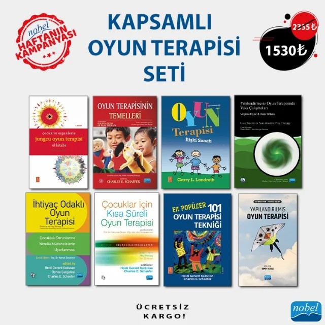 KAPSAMLI OYUN TERAPİSİ SETİ – Virginia Ryan, Kate Wilson, Heidi Gerard Kaduson, Charles E. Schaefer, Eric J. Green, Gerard Kaduson, Donna Cangelosi, Semih Tezelli, Garry Landreth – Haftanın Kampanyası kitap kapağı