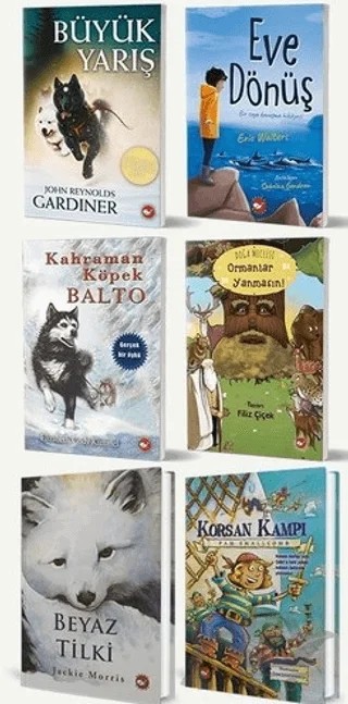 Okullarda Okutulan 3. Sınıf Kitap Seti (6 Kitap Takım) – Elizabeth Cody Kimmel, Eric Walters, Filiz Çiçek, Jackie Morris, John Reynolds Garnier, Pam Smallcob – Beyaz Balina Yayınları kitap kapağı