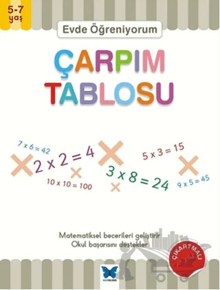 Evde Öğreniyorum - Çarpım Tablosu – Richard Dawson – Mavi Kelebek Yayınları kitap kapağı
