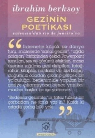 Gezinin Poetikası – İbrahim Berksoy – Kurgu Kültür Merkezi kitap kapağı