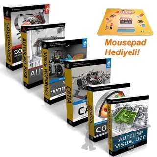 Mühendisler İçin 3 Boyutlu Tasarım Seti (6 Kitap Takım) – Kolektif – Kodlab Yayın Dağıtım kitap kapağı