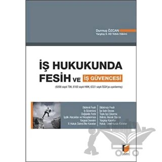 İş Hukukunda Fesih ve İş Güvencesi – Durmuş Özcan – Adalet Yayınevi kitap kapağı
