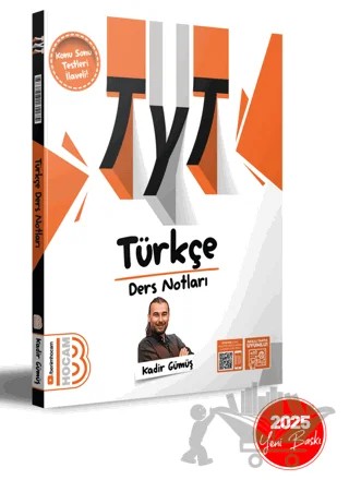 2025 TYT Türkçe Ders Notları – Kadir Gümüş – Benim Hocam Yayınları kitap kapağı