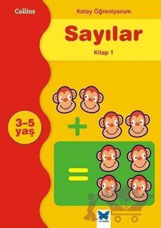 Kolay Öğreniyorum - Sayılar Kitap 1 – Carol Medcalf – Mavi Kelebek Yayınları kitap kapağı