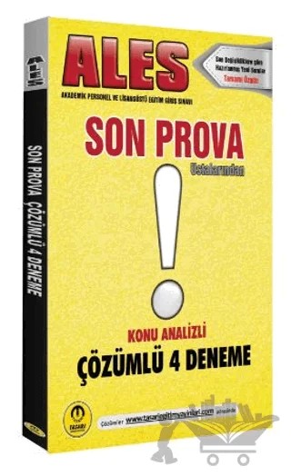 ALES Son Prova 4 Çözümlü Deneme – Kolektif – Tasarı Eğitim Yayınları kitap kapağı