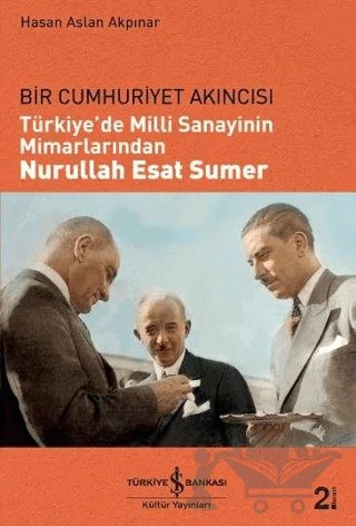 Türkiye'de Milli Sanayinin Mimarlarından Nurullah Esat Sumer – Hasan Aslan Akpınar – İş Bankası Kültür Yayınları kitap kapağı
