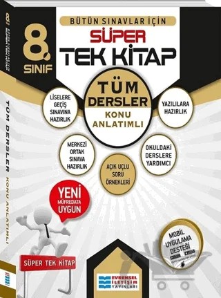 8. Sınıf Tüm Dersler Konu Anlatımlı – Kolektif – Evrensel İletişim Yayınları kitap kapağı