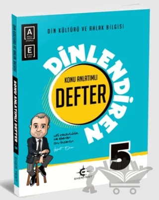 5. Sınıf Din Kültürü ve Ahlak Bilgisi Dinlendiren Defter – Kolektif – Eker Test Yayınları kitap kapağı