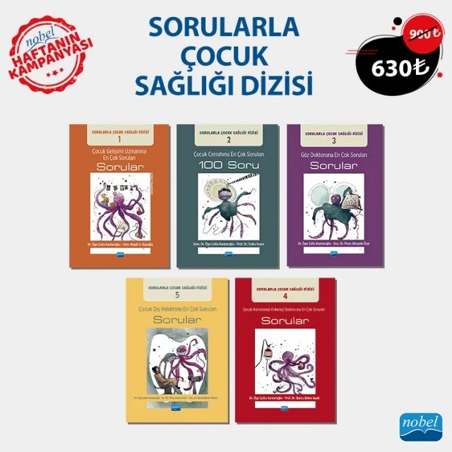 SORULARLA ÇOCUK SAĞLIĞI DİZİSİ – Öge Çultu Kantaroğlu, Birgül U. Bayoğlu, Tutku Soyer, Pınar Altıaylık Özer, Burcu Belen Apak, Miraç Sezgi Şenol, Burcu Nihan Yükse – Haftanın Kampanyası kitap kapağı