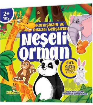 Neşeli Orman Cırt Cırtlı Hikaye Kitabı (Konuşmayı ve Dikkati Geliştiren) – Hale Aksan – Yükselen Zeka Yayınları kitap kapağı