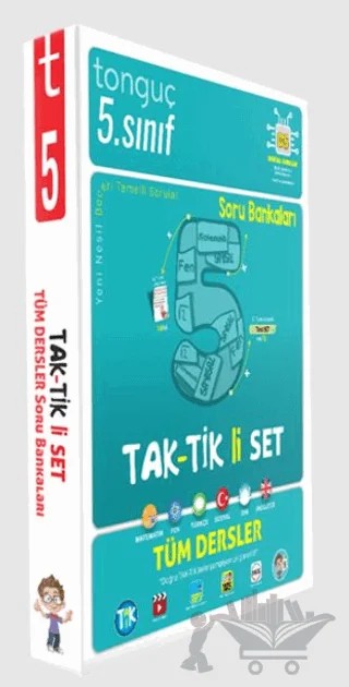5. Sınıf Taktikli Tüm Dersler Soru Bankası Seti – Kolektif – Tonguç Akademi kitap kapağı