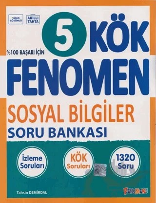 5. Sınıf Sosyal Bilgiler Kök Soru Bankası – Kolektif – Fenomen Yayınları kitap kapağı