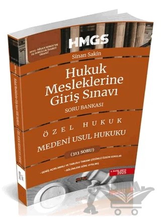 HMGS Medeni Usul Hukuku Soru Bankası – Sinan Sakin – Savaş Yayınevi kitap kapağı