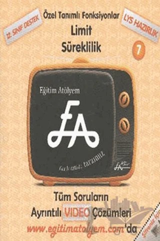 Özel Tanımlı Fonksiyonlar Limit Süreklilik 1 – Merve Çelenk – Karma Kitaplar kitap kapağı
