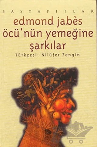 Öcü'nün Yemeğine Şarkılar – Edmond Jabes – İmge Kitabevi Yayınları kitap kapağı