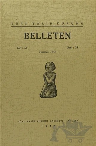 Belleten Sayı: 35 Cilt: 9 – Türk Tarih Kurumu Yayınları kitap kapağı
