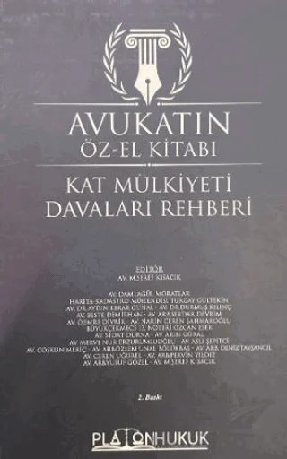 Avukatın Özel El Kitabı Kat Mülkiyeti Davaları Rehberi – M. Şeref Kısacık – Platon Hukuk kitap kapağı