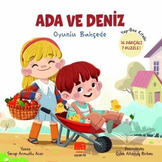Ada ve Deniz Oyunlu Bahçede – Serap Armutlu Acar – Uçan Fil Yayınları kitap kapağı