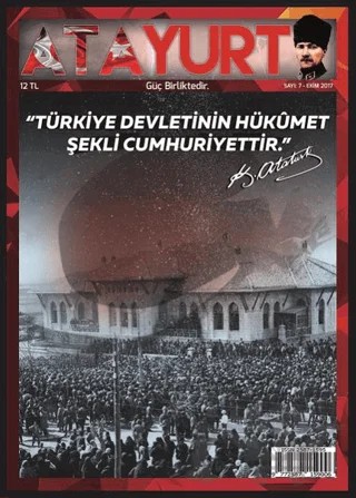 Atayurt Dergisi Sayı: 7 Ekim 2017 – Atayurt Yayınevi kitap kapağı