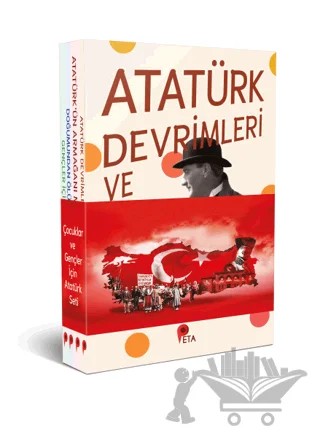 Çocuklar ve Gençler için Atatürk Seti - 4 Kitap – Faruk Çil – Peta Kitap kitap kapağı