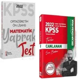 2022 Hangi KPSS Türkçe Soru Bankası + İsem KPSS Ortaöğretim Lise Ön Lisans Matematik Yaprak Test – Kolektif – Hangi KPSS Yayınları kitap kapağı