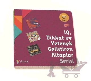 IQ Dİkkat ve Yetenek Geliştiren Kitaplar Serisi 3-4 Yaş Level 1 (3 Kitap Takım) – Kolektif – TÜZDER Yayınları kitap kapağı