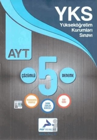 AYT 5 Çözümlü Deneme – Kolektif – Paraf Yayınları kitap kapağı
