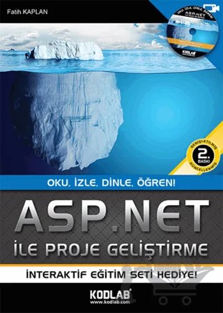 Asp. Net İle Proje Geliştirme – Fatih Kaplan – Kodlab Yayın Dağıtım kitap kapağı