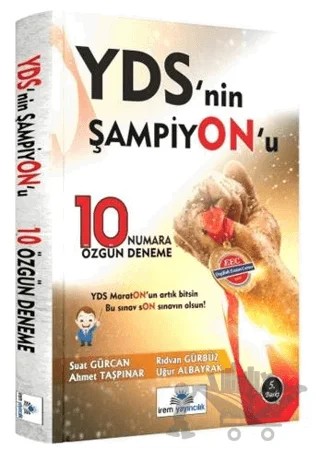 YDS'nin Şampiyonu 10 Özgün Deneme Sınavı – Kolektif – İrem Yayıncılık kitap kapağı