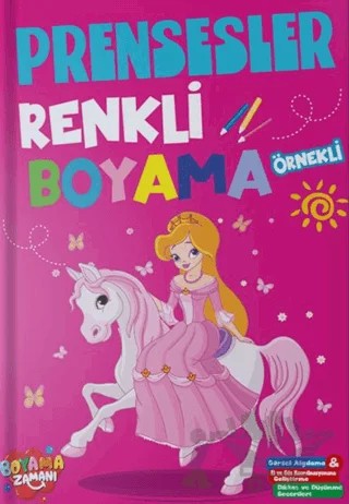 Renkli Boyama - Prensesler – Kolektif – Boyama Zamanı kitap kapağı