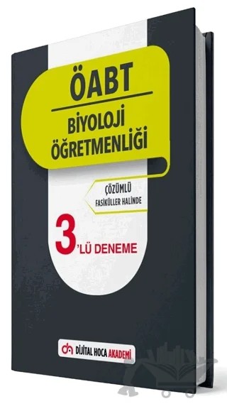 ÖABT Biyoloji Öğretmenliği Çözümlü 3’lü Deneme – Kolektif – Dijital Hoca kitap kapağı
