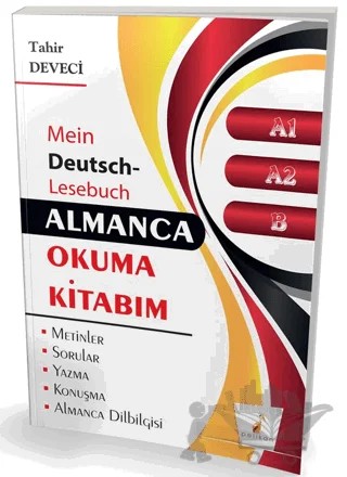 Almanca Okuma Kitabım A1 - A2 - B Seviyesi – Tahir Deveci – Pelikan Tıp Teknik Yayıncılık kitap kapağı