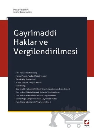 Gayrimaddi Haklar ve Vergilendirilmesi – Musa Yıldırım – Seçkin Yayıncılık kitap kapağı