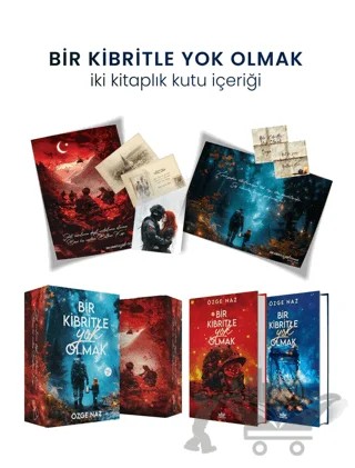 Bir Kibritle Yok Olmak İki Kitaplık Hediyeli Özel Kutu – Özge Naz – Guardian kitap kapağı