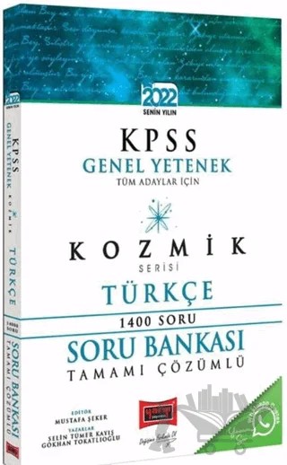 Yargı Yayınları 2022 KPSS Tüm Adaylar İçin Genel Yetenek Kozmik Serisi Tamamı Çözümlü Türkçe Soru Bankası – Kolektif – Yargı Yayınevi kitap kapağı
