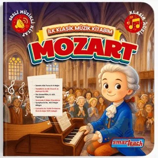 İlk Klasik Müzik Kitabım Mozart –Sesli Kitap – Kolektif – Smarteach kitap kapağı