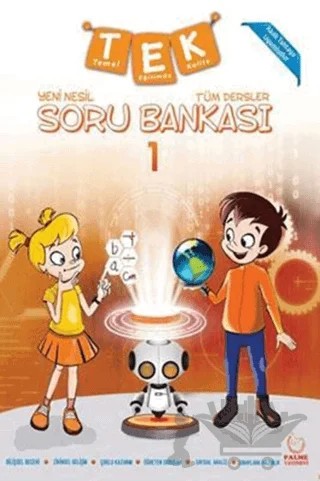 1. Sınıf Tek Tüm Dersler Yeni Nesil Soru Bankası – Kolektif – Palme Yayınları kitap kapağı
