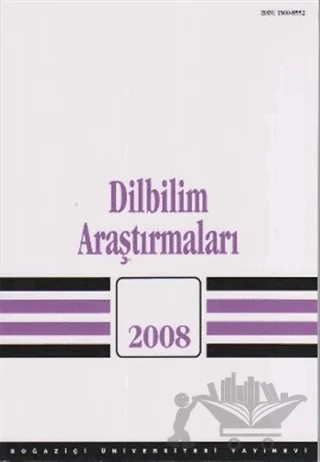 Dilbilim Araştırmaları 2008 – Kolektif – Boğaziçi Üniversitesi Yayınevi kitap kapağı