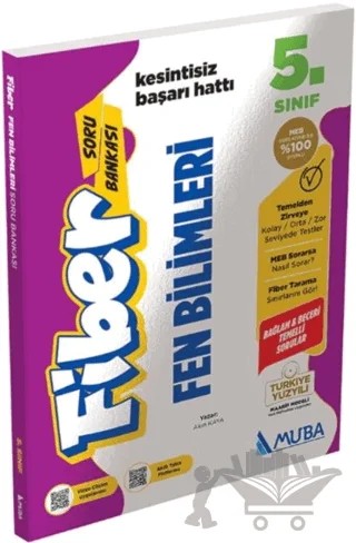 5. Sınıf Fen Bilimleri Fiber Soru Bankası – Akın Kaya – Muba Yayınları kitap kapağı
