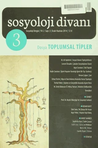 Sosyoloji Divanı Sayı: 3 Ocak Haziran 2014 – Sosyoloji Divanı Dergisi kitap kapağı