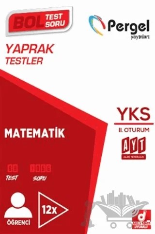 AYT Temel Matematik Kutu Test – Kolektif – Pergel Yayınları kitap kapağı