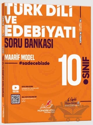 10. Sınıf Virtüöz Türk Dili ve Edebiyatı Soru Bankası – Kolektif – Kondisyon Yayınları kitap kapağı