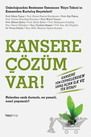 Kansere Çözüm Var! – Kolektif – Hayykitap kitap kapağı