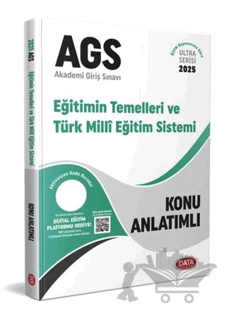 2025 MEB AGS Ultra Serisi Eğitimin Temelleri Türk Milli Eğitim Sistemi Konu Anlatımlı – Komisyon – Data Yayınları kitap kapağı