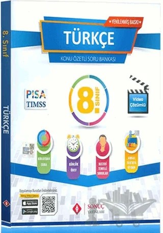 8. Sınıf Türkçe Konu Özetli Soru Bankası – Kolektif – Sonuç Yayınları kitap kapağı