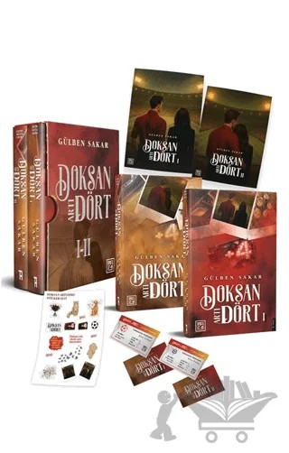 Doksan Artı Dört 1-2 Kutulu Set – Gülben Sakar – Athica Yayınları kitap kapağı