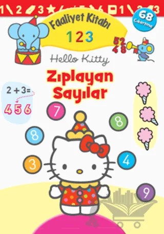 Hello Kitty - Zıplayan Sayılar Faaliyet Kitabı 1-2-3 – Kolektif – Doğan Egmont Yayıncılık kitap kapağı