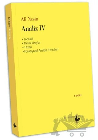 Analiz 4 – Ali Nesin – Nesin Matematik Köyü kitap kapağı